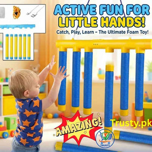 Trusty Catching Sticks Game | Reflex & Hand‑Eye Coordination Toy for Kids & Adults (Pakistan)